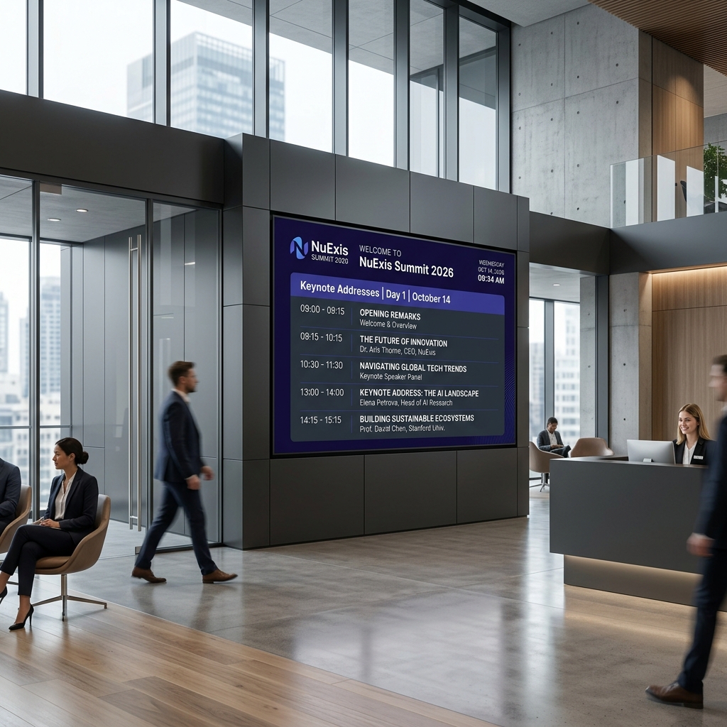 lobby screen